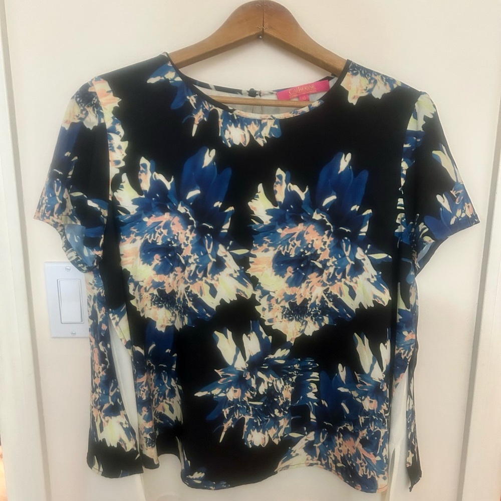 Floral Blouse from Lord & Taylor (RIP) by Catherine